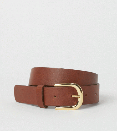 Leather belt