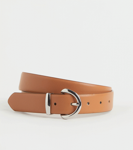 Leather belt