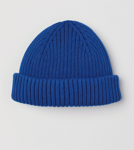 RIB-KNIT HAT
