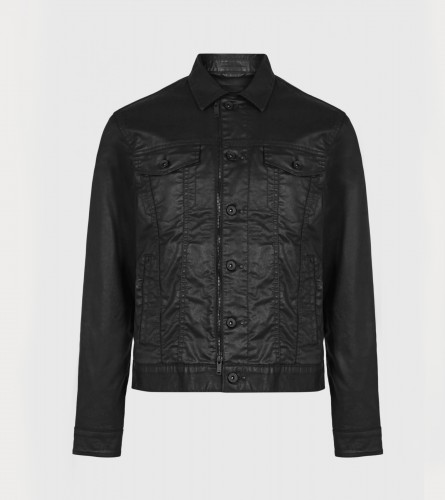 John Varvatos CHASE COATED TRUCKER Black