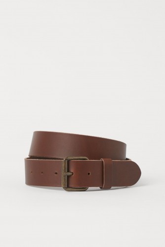 Leather belt