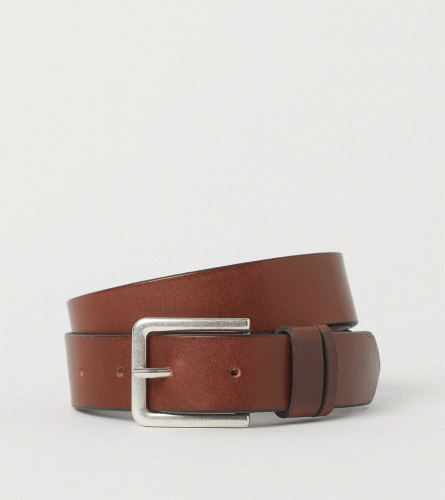 Leather belt