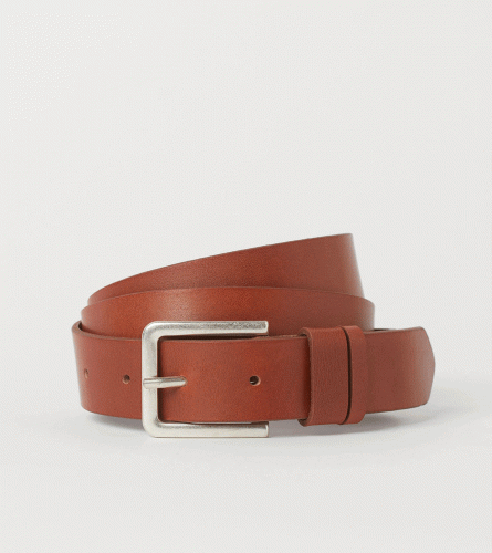 Leather belt
